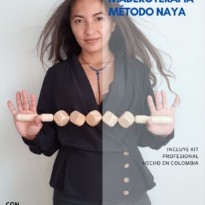 Curso de maderoterapia corporal más kit corporal completo