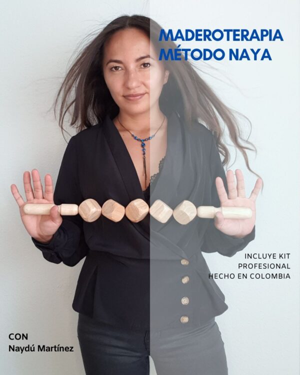 Curso de maderoterapia corporal más kit corporal completo